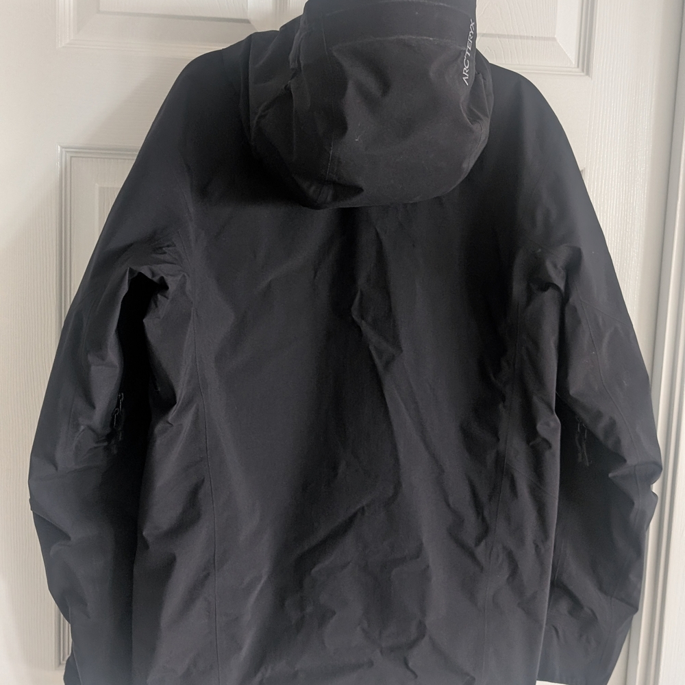 Arc'teryx Men's Sabre Insulated Goretex Recco Black Hooded Jacket Sizs S - Picture 2 of 8